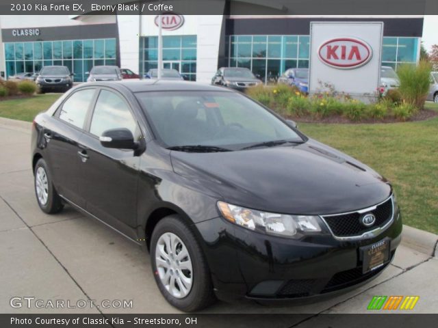 2010 Kia Forte EX in Ebony Black