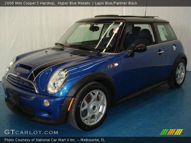 2006 Mini Cooper S Hardtop in Hyper Blue Metallic