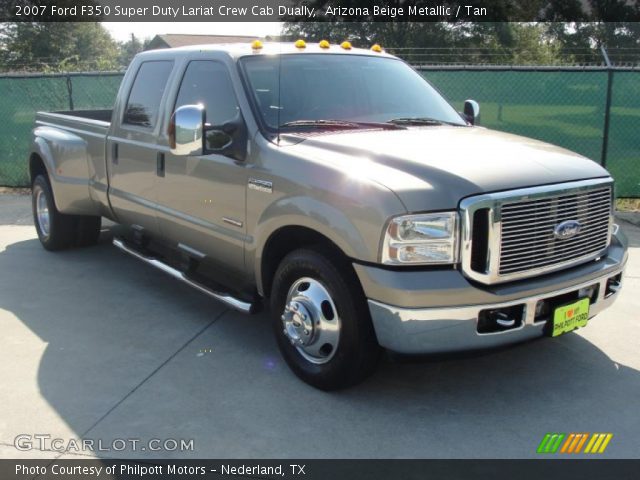 2007 Ford F350 Super Duty Lariat Crew Cab Dually in Arizona Beige Metallic