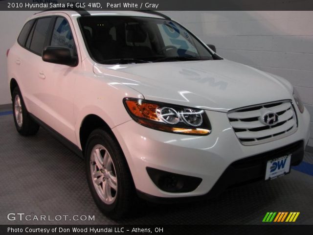 2010 Hyundai Santa Fe GLS 4WD in Pearl White
