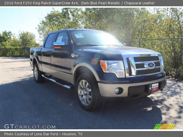 2010 Ford F150 King Ranch SuperCrew 4x4 in Dark Blue Pearl Metallic