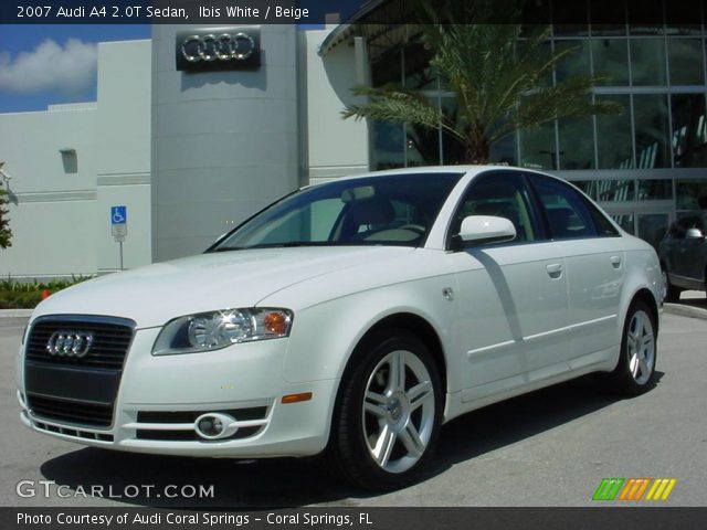 2007 Audi A4 2.0T Sedan in Ibis White