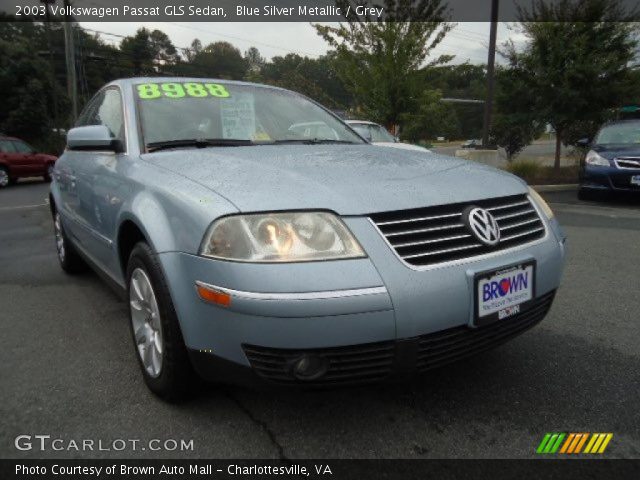 2003 Volkswagen Passat GLS Sedan in Blue Silver Metallic