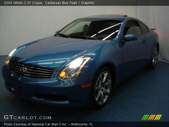 2003 Infiniti G 35 Coupe in Caribbean Blue Pearl