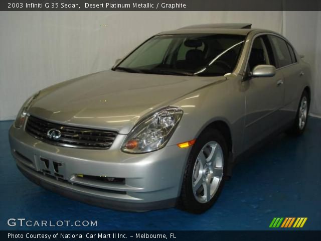 2003 Infiniti G 35 Sedan in Desert Platinum Metallic