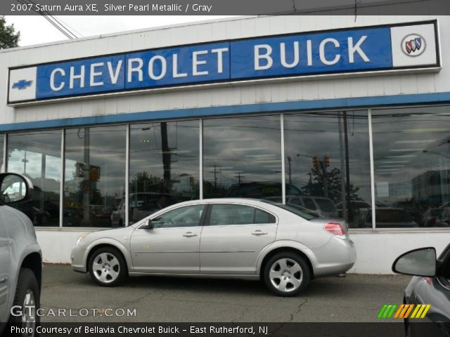 2007 Saturn Aura XE in Silver Pearl Metallic