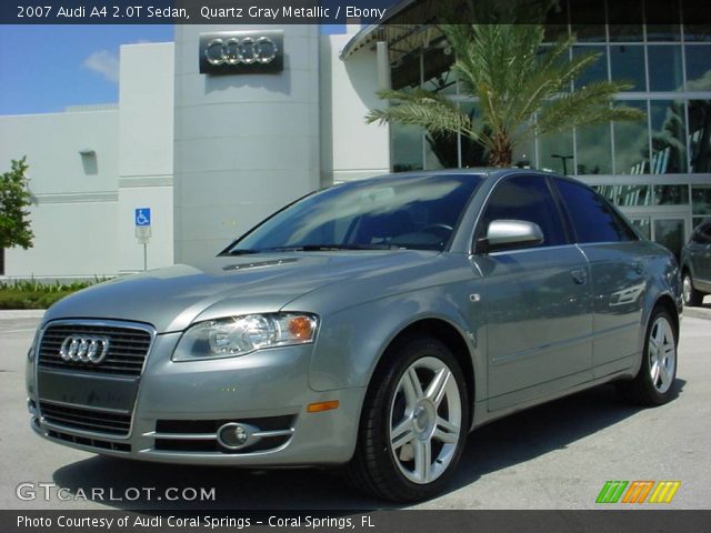 2007 Audi A4 2.0T Sedan in Quartz Gray Metallic