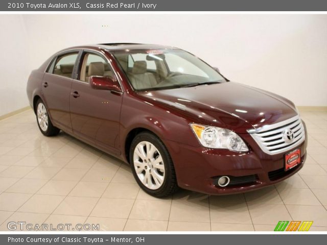 2010 Toyota Avalon XLS in Cassis Red Pearl