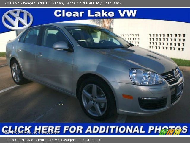 2010 Volkswagen Jetta TDI Sedan in White Gold Metallic