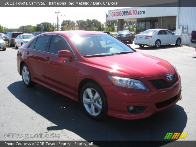 2011 Toyota Camry SE in Barcelona Red Metallic
