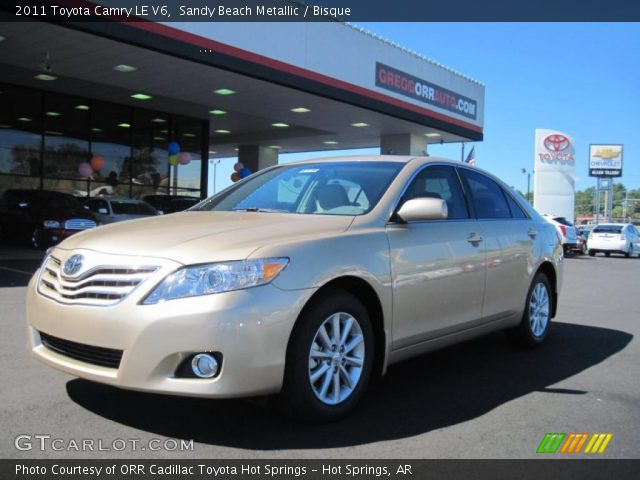 2011 Toyota Camry LE V6 in Sandy Beach Metallic