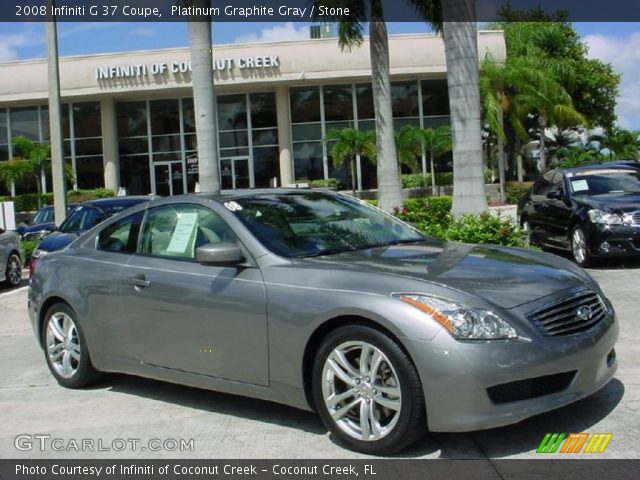 2008 Infiniti G 37 Coupe in Platinum Graphite Gray