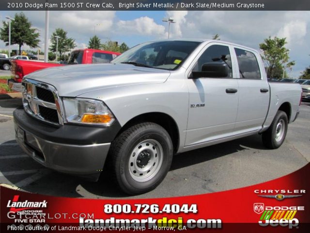 2010 Dodge Ram 1500 ST Crew Cab in Bright Silver Metallic