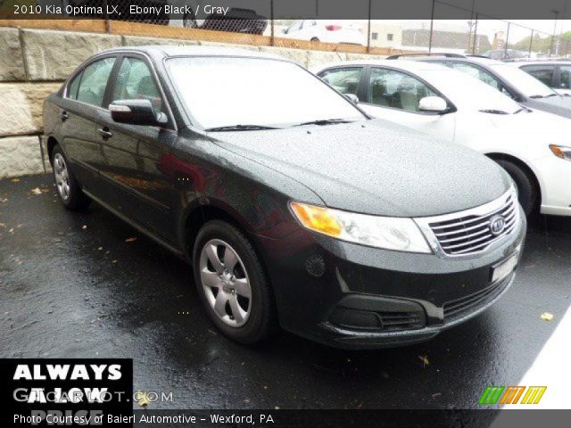 2010 Kia Optima LX in Ebony Black