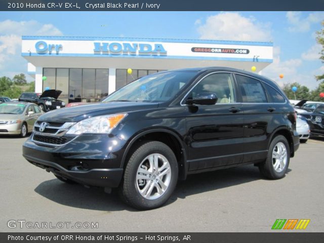2010 Honda CR-V EX-L in Crystal Black Pearl