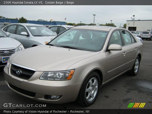 2006 Hyundai Sonata LX V6 in Golden Beige