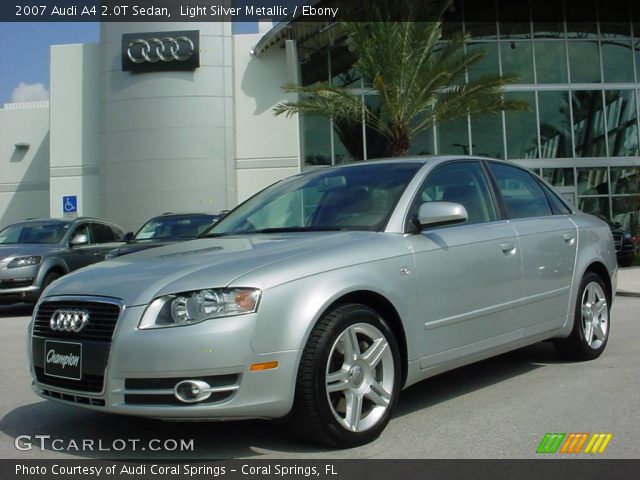 2007 Audi A4 2.0T Sedan in Light Silver Metallic