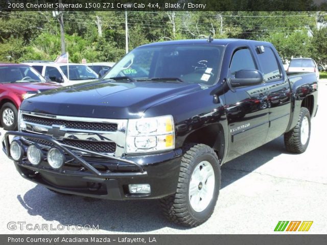 2008 Chevrolet Silverado 1500 Z71 Crew Cab 4x4 in Black