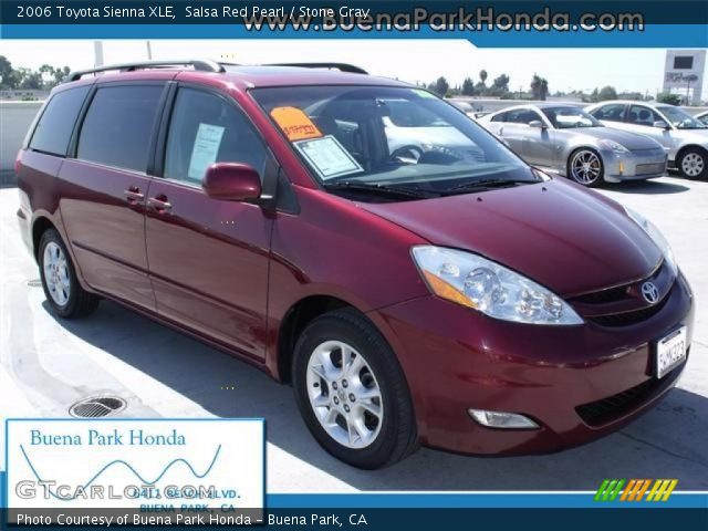 2006 Toyota Sienna XLE in Salsa Red Pearl