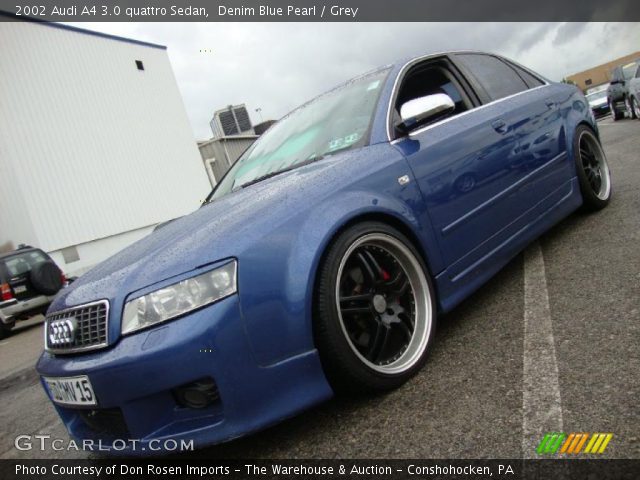 2002 Audi A4 3.0 quattro Sedan in Denim Blue Pearl