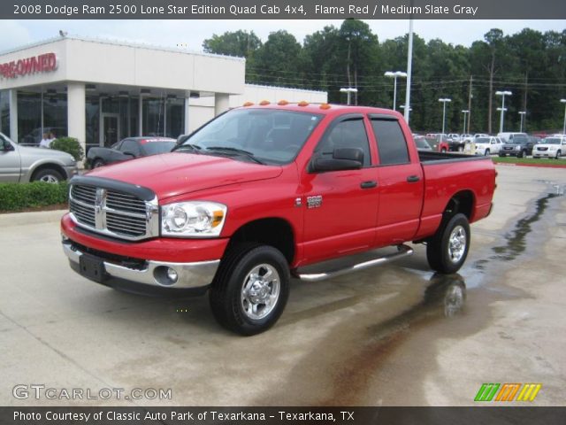 2008 Dodge Ram 2500 Lone Star Edition Quad Cab 4x4 in Flame Red