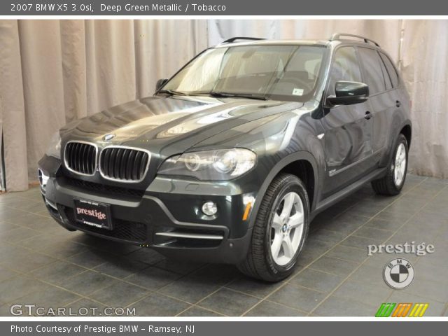 2007 BMW X5 3.0si in Deep Green Metallic