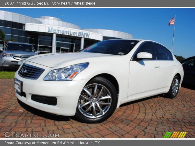 2007 Infiniti G 35 Sedan in Ivory Pearl