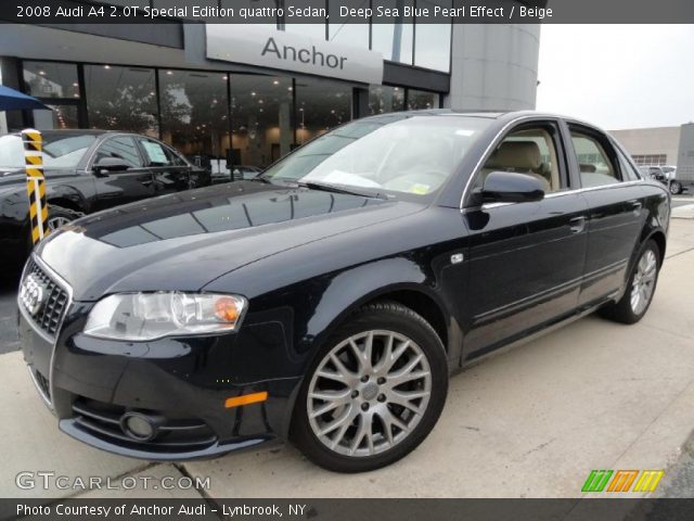 2008 Audi A4 2.0T Special Edition quattro Sedan in Deep Sea Blue Pearl Effect