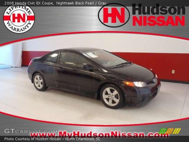 2008 Honda Civic EX Coupe in Nighthawk Black Pearl