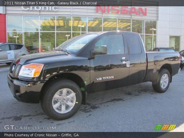 2011 Nissan Titan S King Cab in Galaxy Black