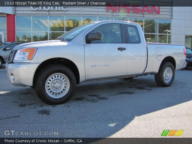 2010 Nissan Titan XE King Cab in Radiant Silver