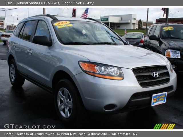 2009 Hyundai Santa Fe GLS 4WD in Bright Silver