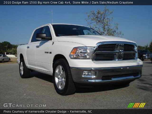 2010 Dodge Ram 1500 Big Horn Crew Cab 4x4 in Stone White
