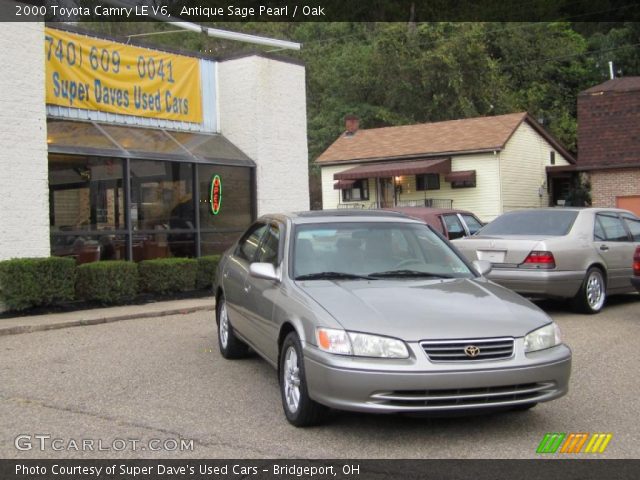2000 Toyota Camry LE V6 in Antique Sage Pearl