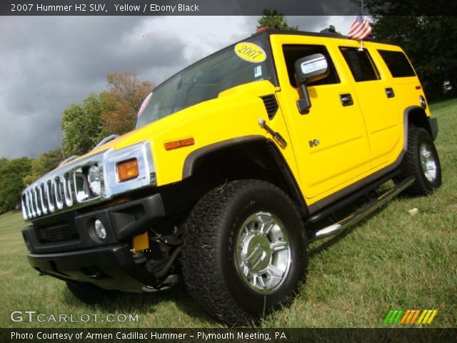 2007 Hummer H2 SUV in Yellow