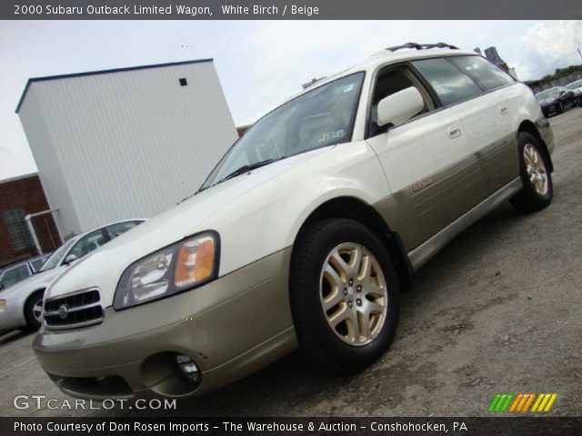 2000 Subaru Outback Limited Wagon in White Birch