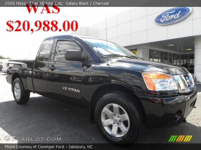 2009 Nissan Titan XE King Cab in Galaxy Black
