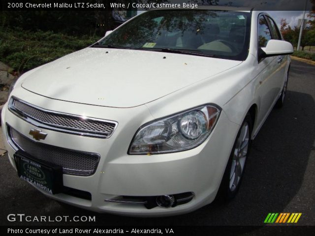 2008 Chevrolet Malibu LTZ Sedan in White
