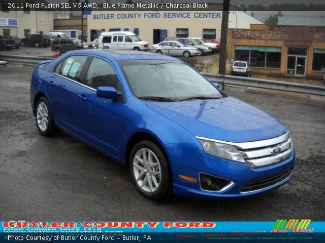 2011 Ford Fusion SEL V6 AWD in Blue Flame Metallic