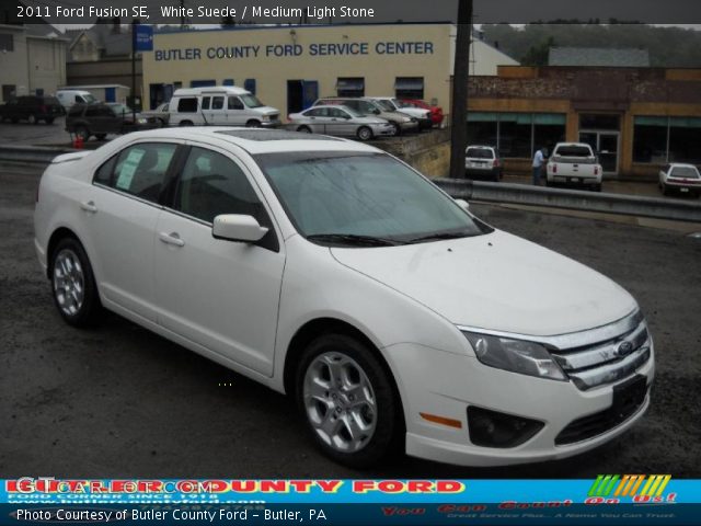 2011 Ford Fusion SE in White Suede