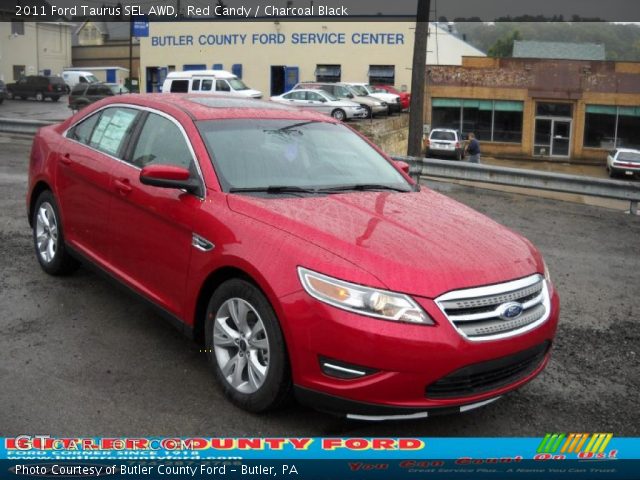 2011 Ford Taurus SEL AWD in Red Candy