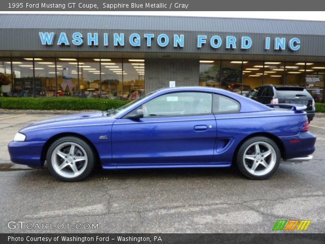 1995 Ford Mustang GT Coupe in Sapphire Blue Metallic