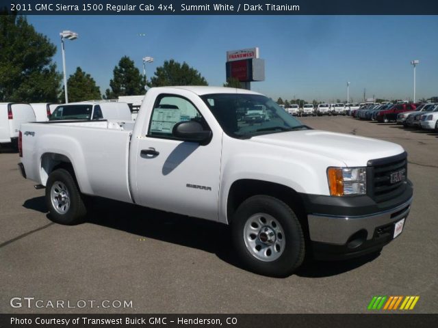 2011 GMC Sierra 1500 Regular Cab 4x4 in Summit White