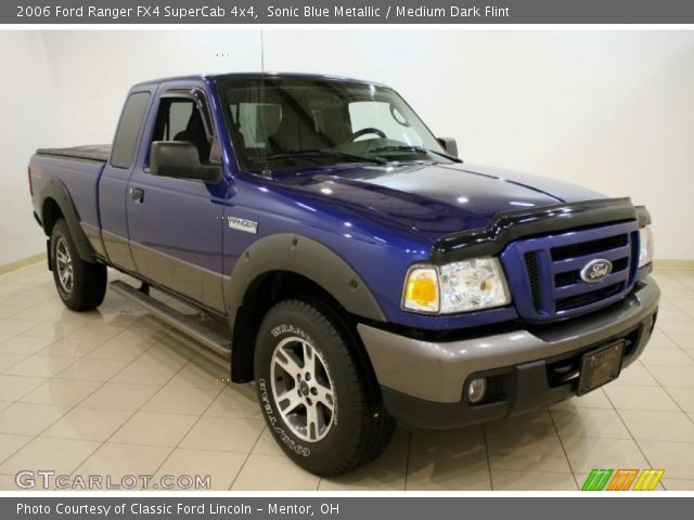 2006 Ford Ranger FX4 SuperCab 4x4 in Sonic Blue Metallic