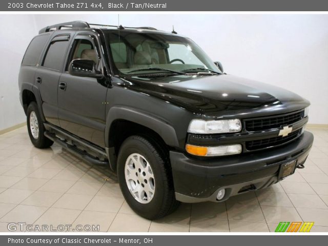 2003 Chevrolet Tahoe Z71 4x4 in Black