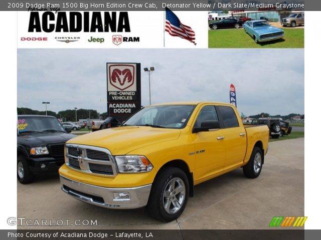 2009 Dodge Ram 1500 Big Horn Edition Crew Cab in Detonator Yellow
