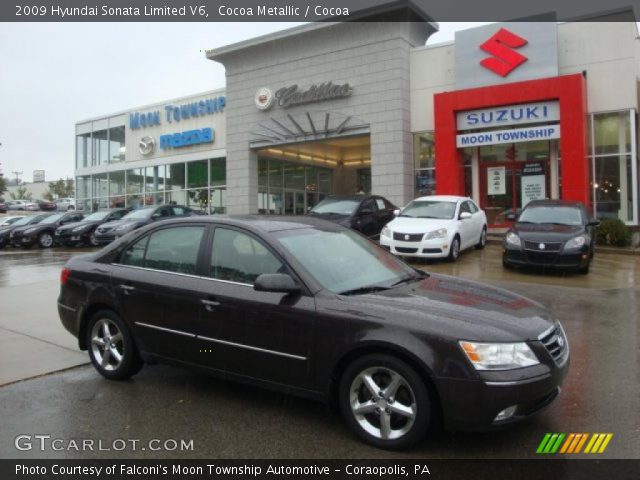 2009 Hyundai Sonata Limited V6 in Cocoa Metallic