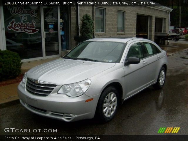 2008 Chrysler Sebring LX Sedan in Bright Silver Metallic