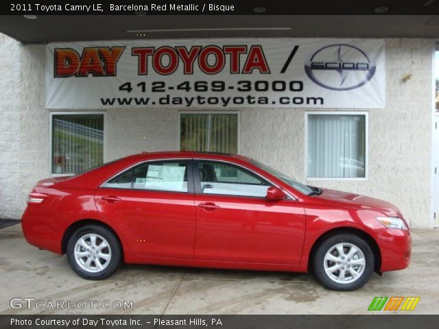 2011 Toyota Camry LE in Barcelona Red Metallic
