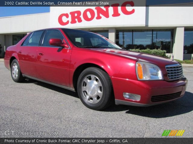 2002 Cadillac DeVille Sedan in Crimson Pearl
